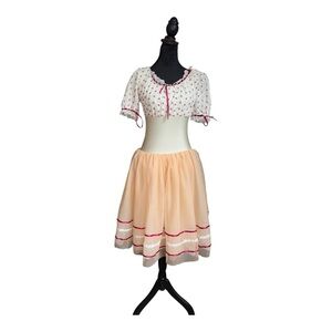 Women Revolution Dancewear Something There Peach Tutu Dress‎ Size Medium adult